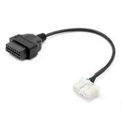 For Tesla Model X / S 2012-2015 OBDII to 12 Pin OBD Adapter Cable, OBDII to 12 Pin