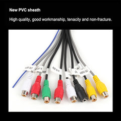 Palminfo Android Navigation 20-pin Plug RCA Video Audio Modified Tail Line, Video Audio Cable