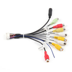 Palminfo Android Navigation 20-pin Audio Microphone Cable RCA Bass Amplifier Cable, Amplifier Cable