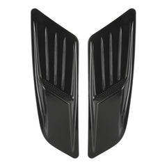 HD-713 1 Pair Car Hood Decorative Stickers Fender Air Vents Sticker, Black