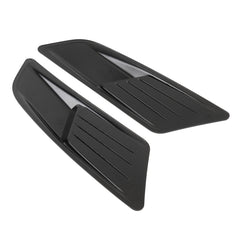 HD-713 1 Pair Car Hood Decorative Stickers Fender Air Vents Sticker, Black