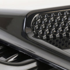 HD-713 1 Pair Car Hood Decorative Stickers Fender Air Vents Sticker, Black