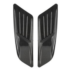 HD-713 1 Pair Car Hood Decorative Stickers Fender Air Vents Sticker(Carbon Fiber), Carbon Fiber