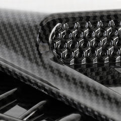 HD-713 1 Pair Car Hood Decorative Stickers Fender Air Vents Sticker(Carbon Fiber), Carbon Fiber