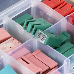 50pcs / Box American Car Blade Fuse Set, 50 in 1