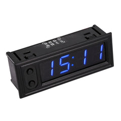 3 in 1 DC5-50V Car High-precision Electronic LED Luminous Clock + Thermometer + Voltmeter, 3 in 1 DC5-50V Green, 3 in 1 DC5-50V Blue, 3 in 1 DC5-50V Red, 3 in 1 DC5-50V 3 in 1 DC5-50V