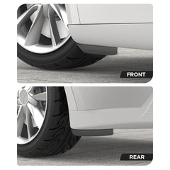 For Tesla Model 3 4 ppcs / Set Car Fenders Mud Flap Modification Accessories, Car Fenders