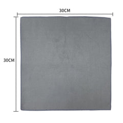 For Tesla General Car Microfiber Towel Cleaning Rag, Style: No LOGO, Size: 30 x 30cm, No LOGO