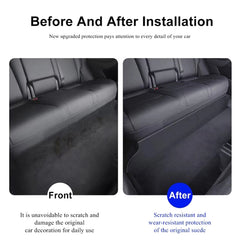 For Tesla Model Y 2pcs / Set Car Rear Seat Lower Protection Panel, Rear Seat Lower Protection Panel