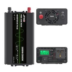JFIND JF02 1000W 12V to 220V Pure Sine Wave Power Inverter, JF02