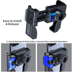 Carbon Fiber Texture Bicycle Non-slip Scooter Phone Holder