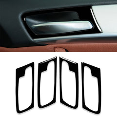 4pcs Set For BMW X5 E70 2008-2014 Car Door Handle Decorative Sticker, Left and Right Drive Universal, Door Handle
