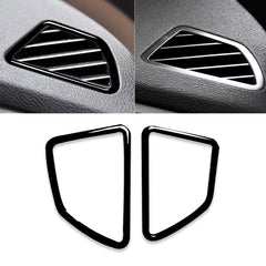 2pcs / Set Car Right Drive Dashboard Air Outlet Frame Decorative Sticker for BMW X5 E70 / X6 E71 2008-2013, Left and Right Drive Universal, Right Drive Dashboard Air Outlet