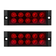 2pcs Car / Truck 10LEDs Side Marker Indicator Lights Bulb Lamp, MK-017(Orange), MK-017 (Red), MK-017 (White)