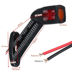 2pcs 12-24V Car / Truck LED Side Marker Indicator Lights Bulb Lamp, MK-057