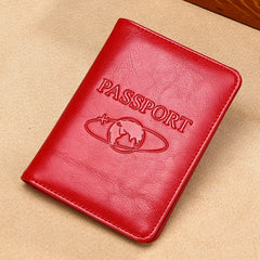 TP-8296 Multi-functional RFID Leather Travel Passport Holder