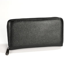 KB196 Top-grain Leather Large Capacity Multi-function 36-Bit Anti-magnetic RFID Organ Card Package Wallet
