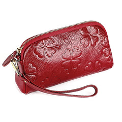 2026 Multifunctional Litchi Texture Women Large Capacity Hand Wallet Shell bag with Card Slots