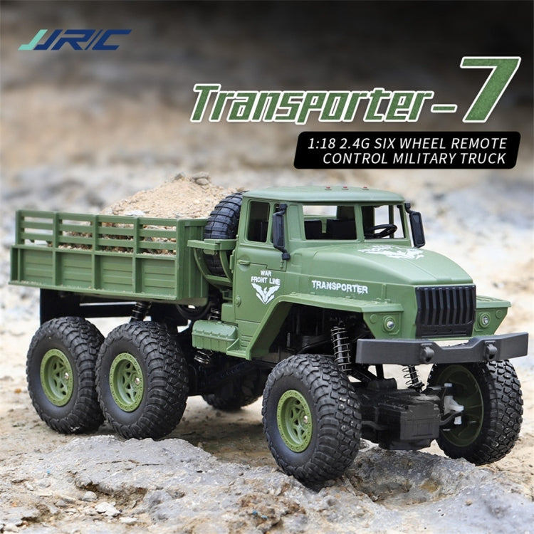 JJR/C 1:18 2.4Ghz 4 Channel Remote Control Dongfeng 7 Six-wheeled Armor Truck Vehicle Toy, Dongfeng 7 (Green), Dongfeng 7 (Yellow)