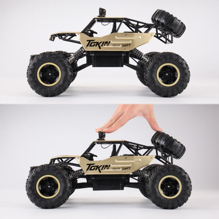 HD6026 1:12 Large Alloy Climbing Car Mountain Cross-country Four-wheel Drive Remote Control Car Toy, Size: 37cm, HD6026 1:12(Black), 6255 2.4GHz 1:16(Green), HD6026 1:12(Gold), HD6026 1:12(Red), HD6026 1:12(Silver)