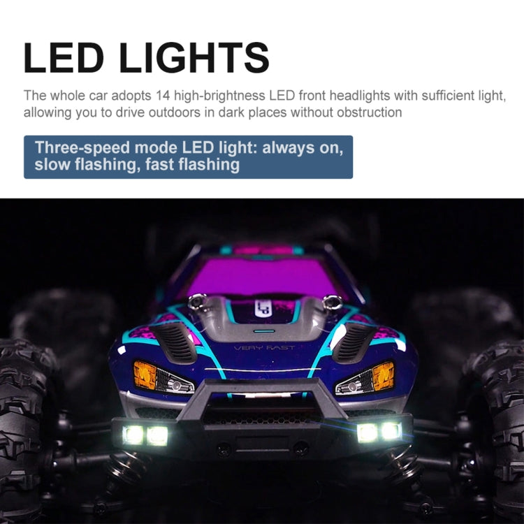 SCY-16101 2.4G 1:16 Electric 4WD RC Monster Truck Coupe Car Toy, SCY-16101 / Blue, SCY-16101 / Purple