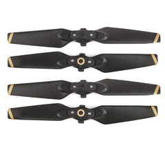 2 Pairs 4730F Foldable Quick-Release CW / CCW Propellers for DJI Spark, For DJI Spark Gold
