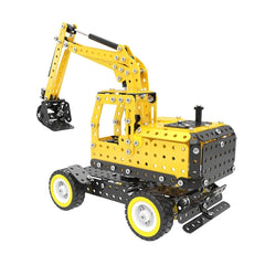 MoFun SW-007 502 PCS DIY Stainless Steel Excavator Assembling Blocks, SW-007 Excavator