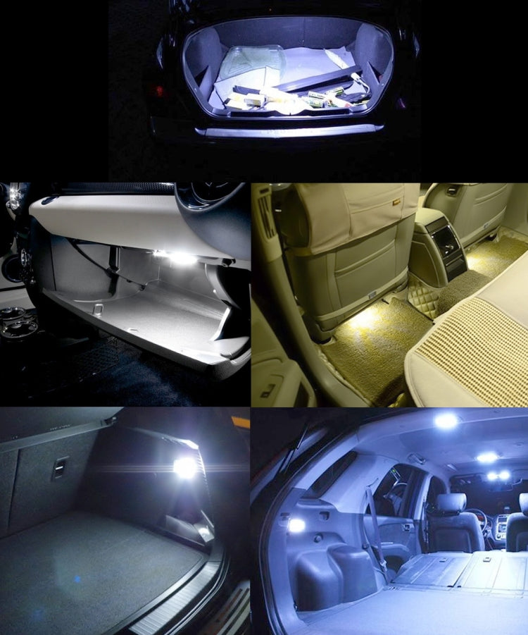 2 PCS 31mm Festoon 3W 300LM White Light 8 LED 3528 SMD Canbus Error-Free Car Reading Lamps,  DC 12, 31mm