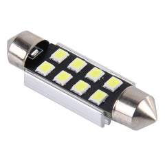 2 PCS 39mm Festoon 3W 300LM White Light 8 LED 3528 SMD Canbus Error-Free Car Reading Lamps, DC 12, 39mm