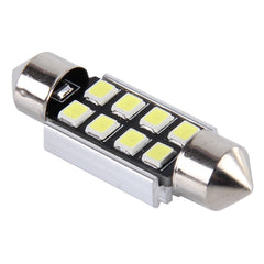 2 PCS 41mm Festoon 3W 300LM White Light 8 LED 3528 SMD Canbus Error-Free Car Reading Lamps,  DC 12, 41mm