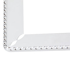 2 PCS Car License Plate Frames Car Styling License Plate Frame Universal License Plate Holder Car Accessories, Aluminum Alloy License Plate Frame