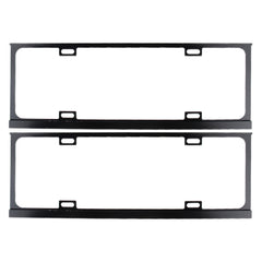 2 PCS Car License Plate Frames Car Styling License Plate Frame Magnesium Alloy Universal License Plate Holder Car Accessories, Magnesium Alloy, Magnesium Alloy License Plate Holder