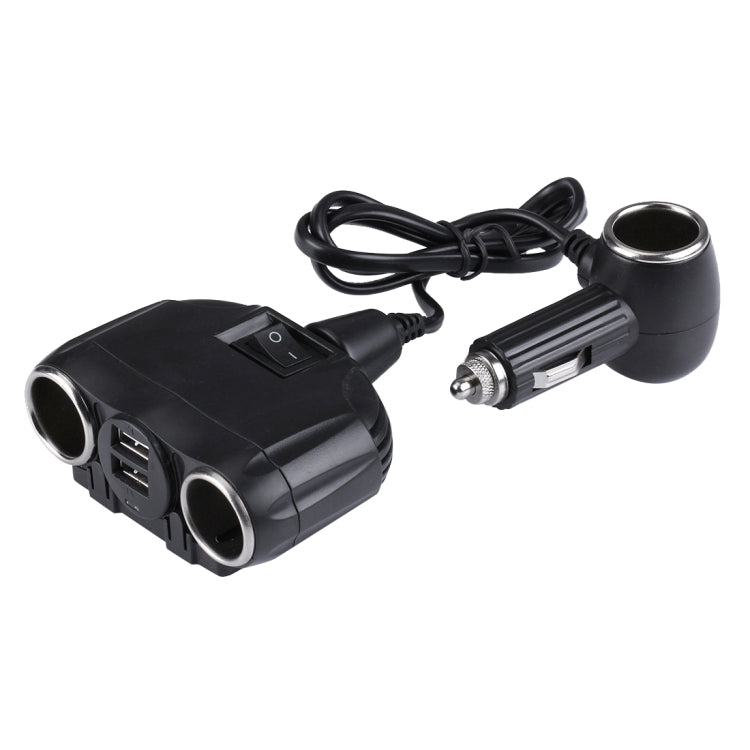 Olesson 2.1A / 1A Dual-USB Ports Car Cigarette Lighter Socket Car Charger, 1630