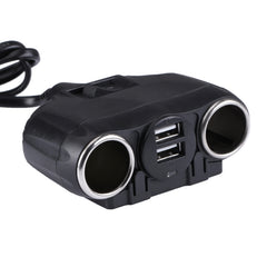 Olesson 2.1A / 1A Dual-USB Ports Car Cigarette Lighter Socket Car Charger, 1630