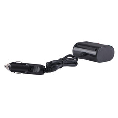 Olesson Streamlined Design 1.2A USB Car Cigarette Lighter Socket Car Charger with Color LED Light, 1631