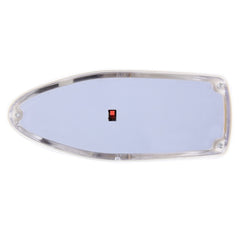 Solar Colorful Light Anti Collision Shark Fin Car Taillight LED Flash Warning Light Caution Light