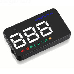 Geyiren A5 HUD 3.5 inch Car Head Up Display with GPS System, Two Mode Display, Light Sensors, KM/h MPH Speed, Compass, Speed Alarm, A5(Black), A5 (Green Light)
