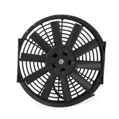 12V 80W 12 inch Car Cooling Fan High-power Modified Tank Fan Cooling Fan Powerful Auto Fan Mini Air Conditioner for Car, 12 inch (Black)