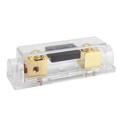 Car Audio Fuse Holder Insurance 100A Car Audio Fuse Holder Car Auto Fuse Holder Blade Fuse Holder, 1 in 1 Way 100A