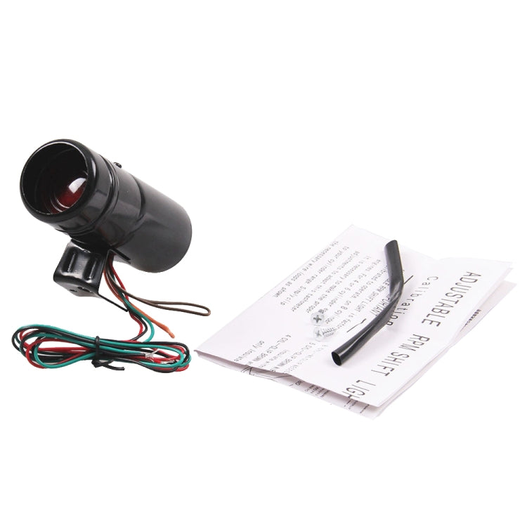 Universal Car / Motorcycle Red Light Led Adjustable Tachometer RPM Tacho Gauge Pro Shift Light, Tacho Gauge Pro Shift Light