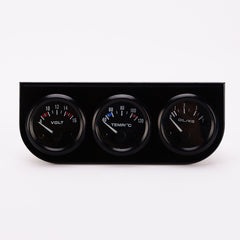 52mm 3 in 1 Auto Gauge Car Meter Voltmeter + Water Temp Gauge + Oil press Gauge, Voltmeter + Water Temp Gauge + Oil press Gauge