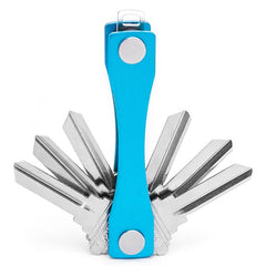 Portable Metal Key Storage Clip, (Black), (Orange), (Pink), (Green), (Grey), (Blue), (Red)
