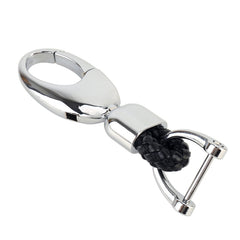 Car Metal Key Holder With Two Rings, Key Holder With Two Rings(Black)