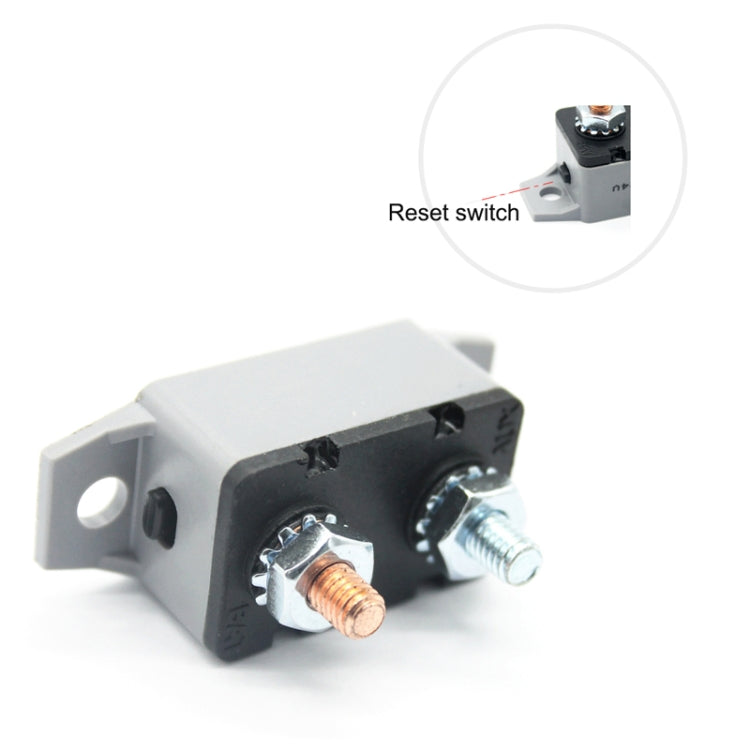F3088-50A 50A Manual Reset Circuit Breaker Double Short Legs with Bolt 12/24V, 50A