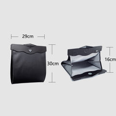 Car Multifunctional LED Design Hanging Folding Garbage Bin Storage Box