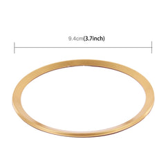 Car Aluminum Steering Wheel Decoration Ring For Audi, For Audi