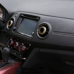 3 PCS Car Aluminum Air Conditioner Knob Case For Honda, For Honda(Gold), For Honda(Blue), For Honda(Red)