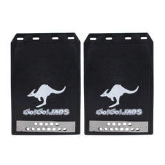 Premium Heavy Duty Molded Splash Front and Rear Mud Flaps Guards, Medium Size, Random Pattern Delivery