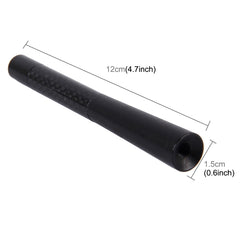 Carbon Fiber Aluminum Short Antenna Polished Universal Screws Base(Big Size), 12cm