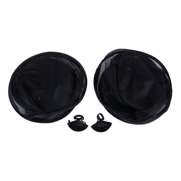 2 PCS Car Window Foldable Shade for Side Blocks UV Rays with Suction Cups, 43.5x36cm